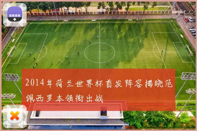 2014年荷兰世界杯首发阵容揭晓范佩西罗本领衔出战